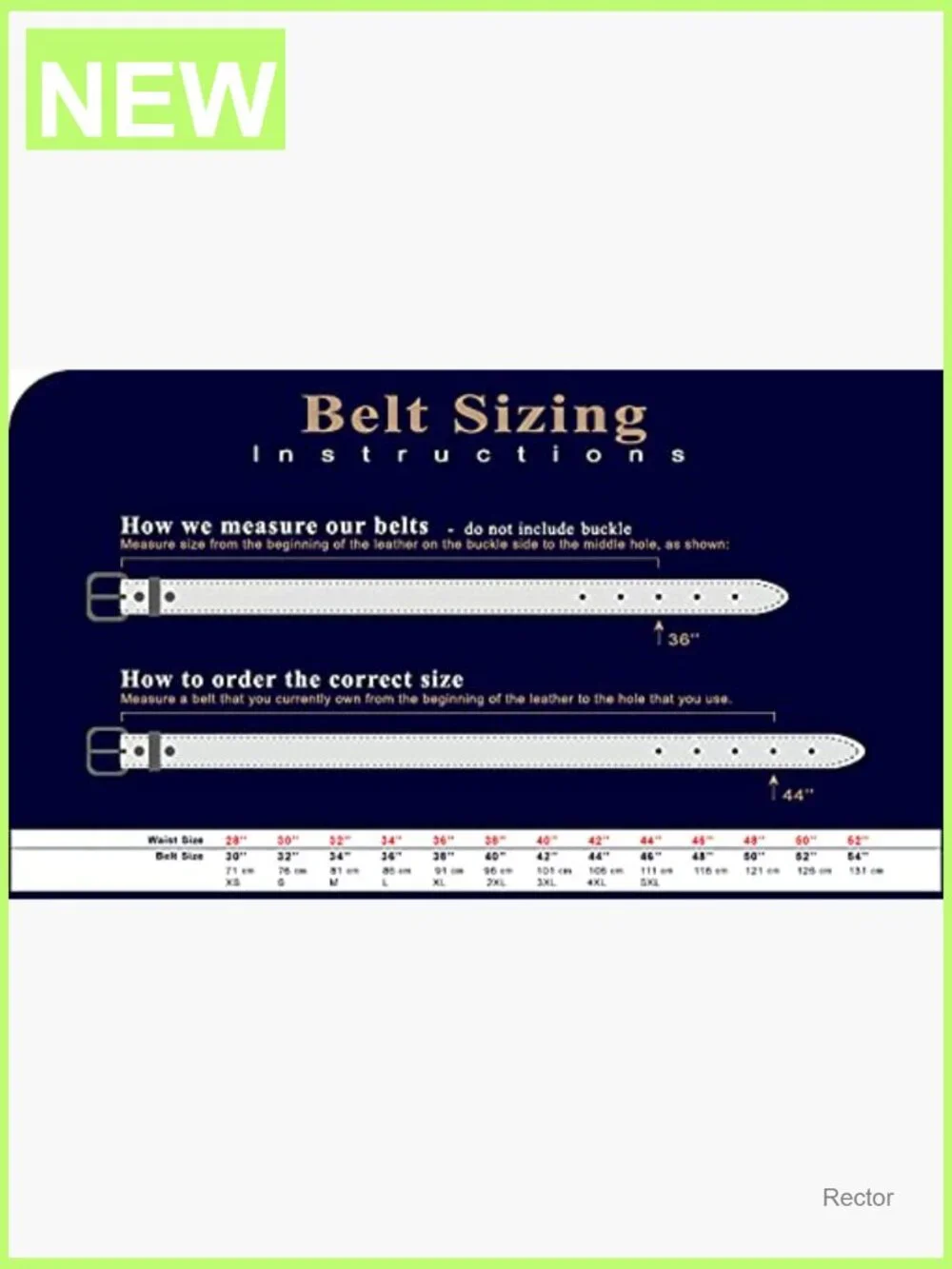 Genuine Full-Grain Cowhide Leather Dress Belt, Nickel Buckle, 1-3/8 Wide